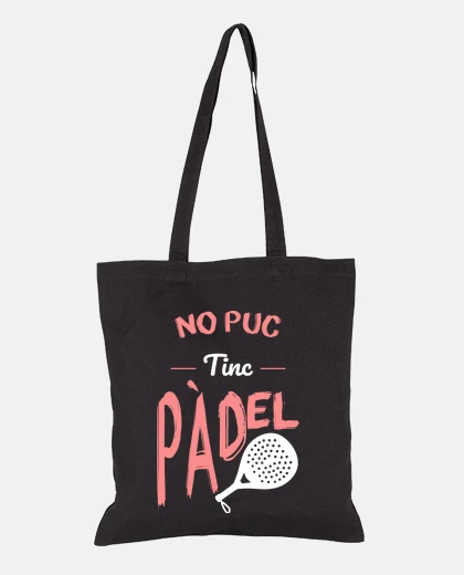 Bolsa No puedo tengo padel - Catalán