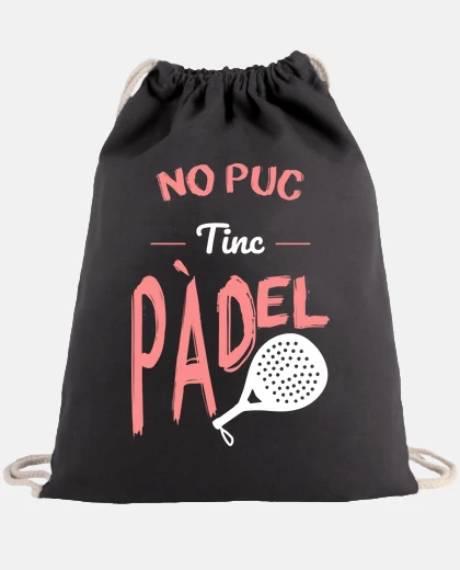 Bolsa No puedo tengo padel - Catalán