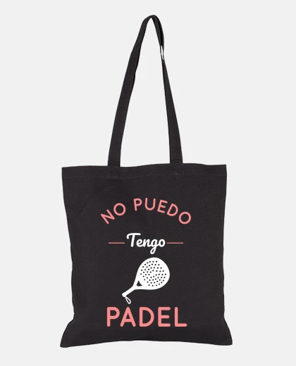 Bolsa No Puedo Tengo Pádel - Rosa Y Blanco