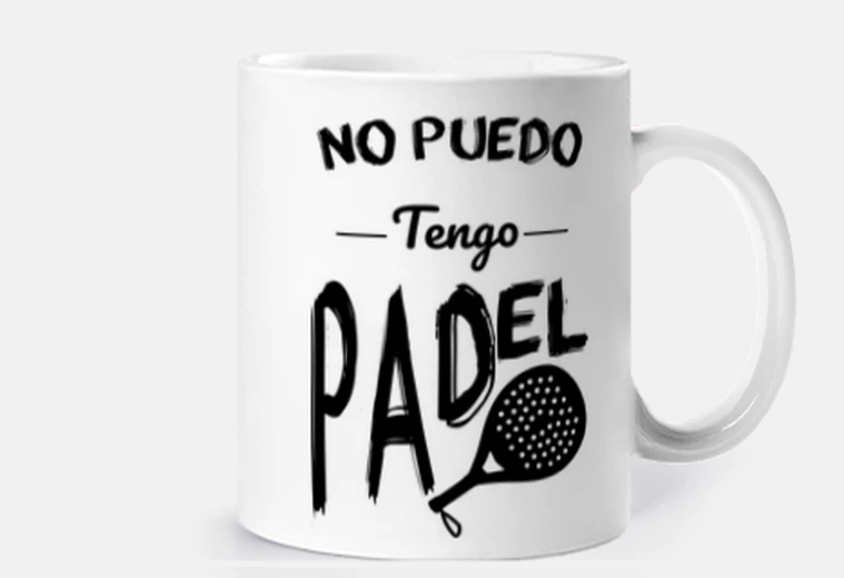 Taza No puedo tengo padel