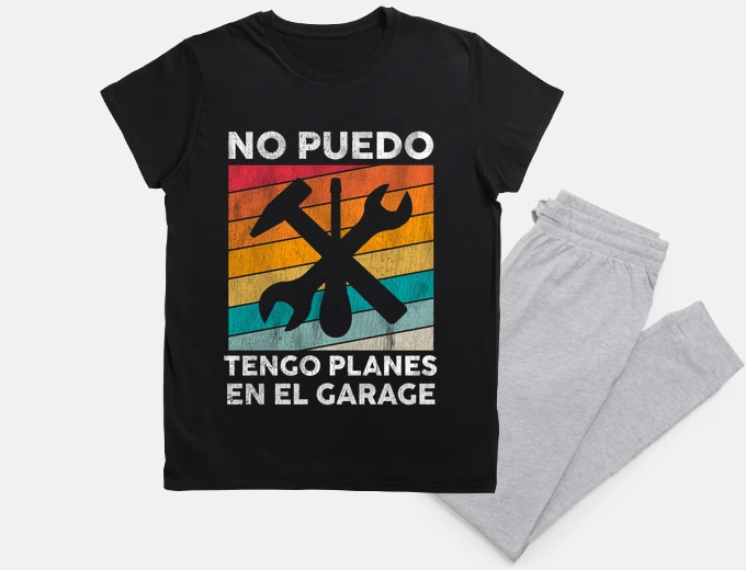 Pijama No Puedo Tengo Planes en el Garaje