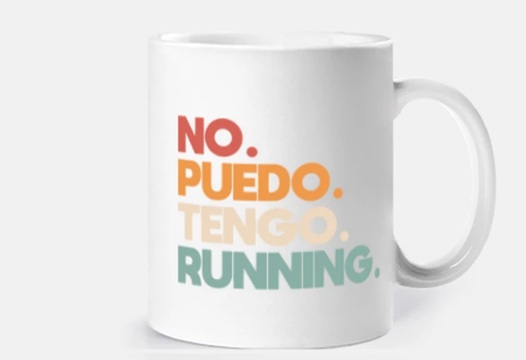 Taza No puedo tengo running