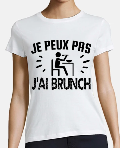 Camiseta no puedo tomar el brunch