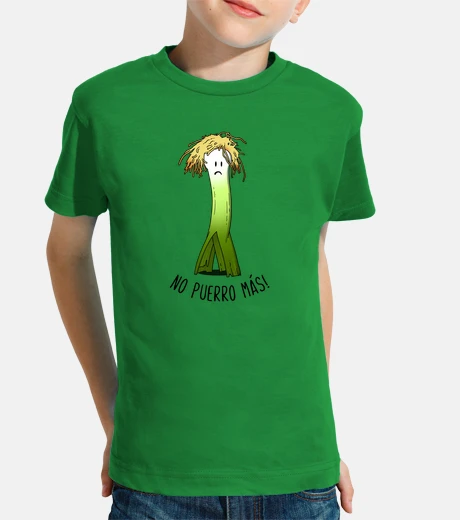 Ropa No puerro más - camiseta niño