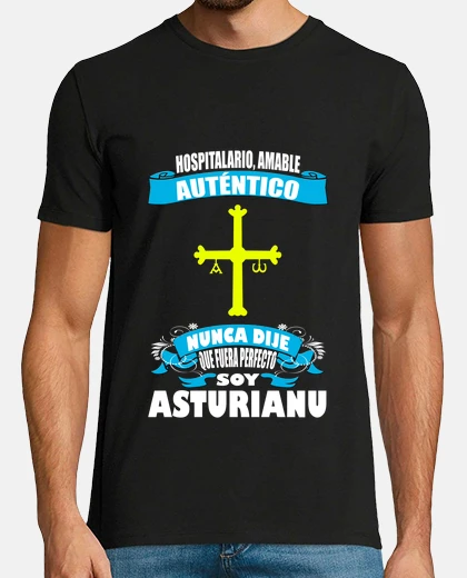 Playera No soy perfecto, soy Asturianu