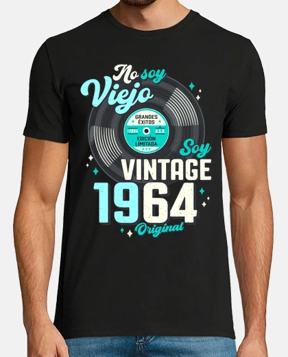 Camiseta No soy viejo, soy Vintage 1964