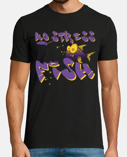 Tee-shirt no stress fish