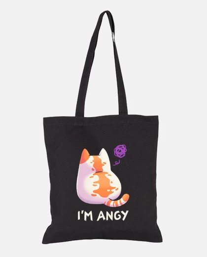 Bag no talk me im angy cute chubby cat
