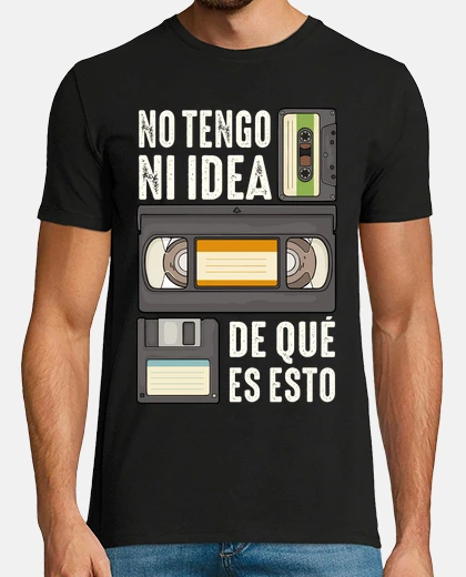 Camiseta No Tengo Ni Idea 80s 90s Retro Friki Vintage Ochenteras