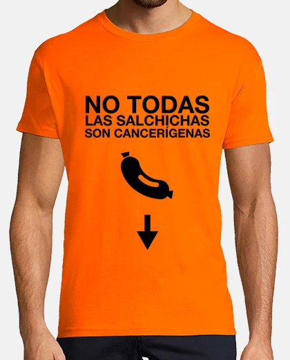 Camiseta No todas las salchichas son cancerígenas Nacho vidal
