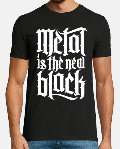Tee-shirt no.3 métallique est le nouveau noir (blanc)