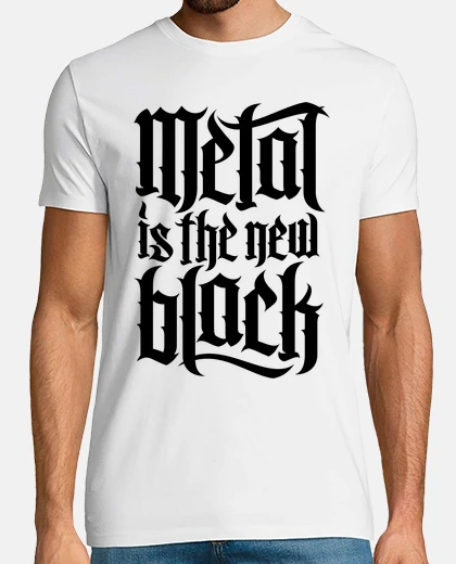 Tee-shirt no.3 métallique est le nouveau noir (noir)