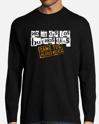 Camiseta no me des los buenos dias - dame... | laTostadora Camiseta no me des los buenos dias - dame... | laTostadora