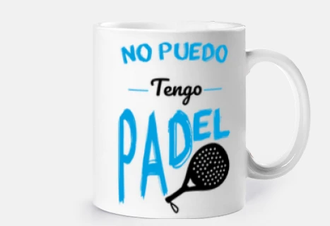 No Puedo Tengo Pádel - Azul Y Negro
