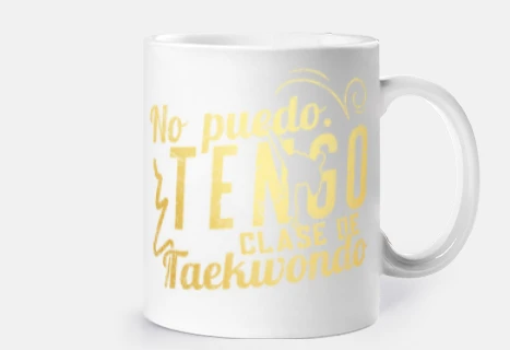 No puedo, tengo Taekwondo