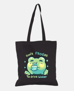 no ranas para beber agua - bolso de mano
