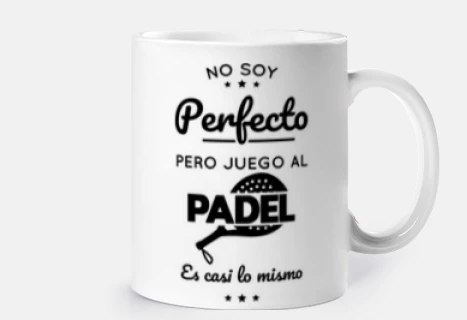 No soy perfecto pero juego al padel