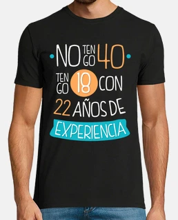 Camisetas 40 años discount mujer