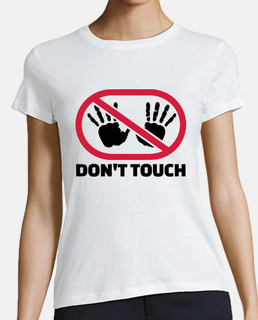 no toques las manos