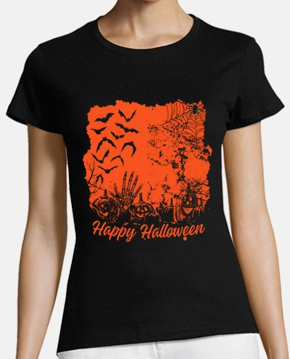 Playera Noche de Terror y criaturas espeluznant