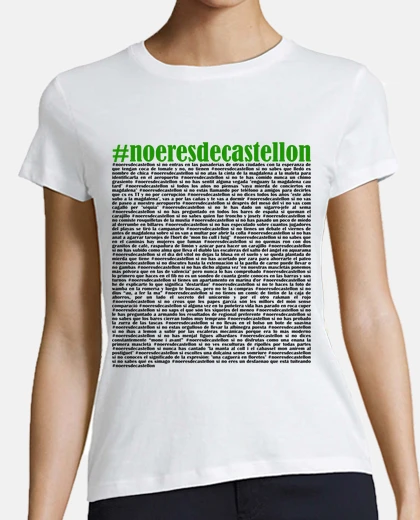 Playera #noeresdecastellon
