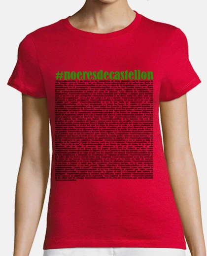 Playera #noeresdecastellon