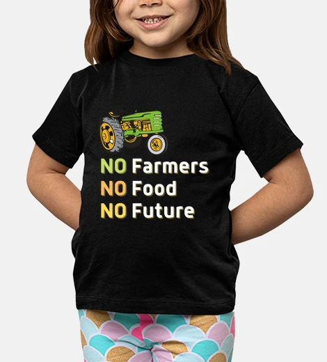 Vêtements nofarmers nofood nofuture avec tracteur