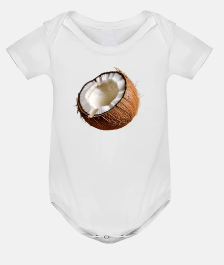 Vêtements noix de coco cocotier demi cassée 3D body bébé onesie 