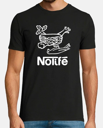 T-shirt nolife nera