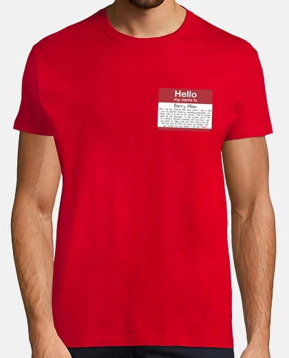 Tee-shirt nom est barry