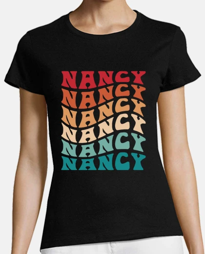 Tee-shirt nom nancy personnalisé drôle sur le thè