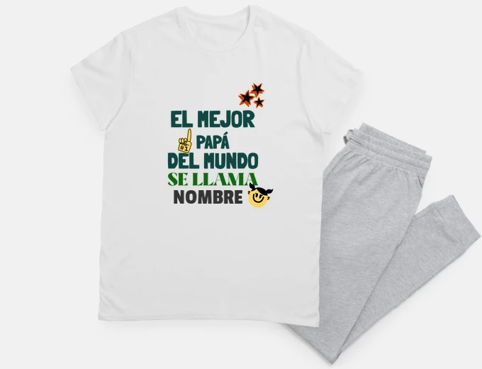 Pijama NOMBRE El mejor papá