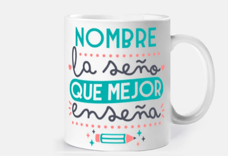 Taza Nombre La seño que mejor enseña