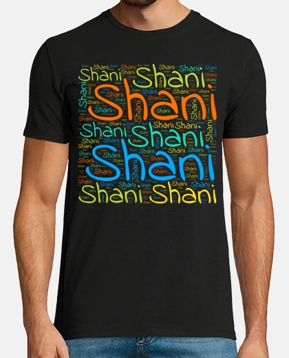 Camiseta nombres shani sin fronteras
