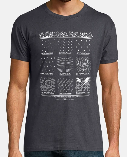Playera Nomes Da Choiva Galega