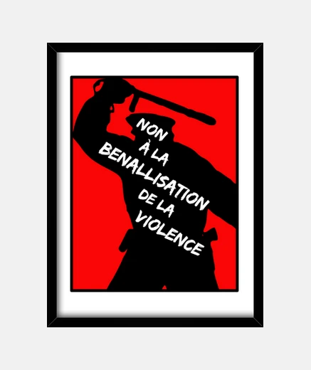 Cadre NON À LA BENALLISATION DE LA VIOLENCE