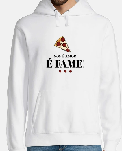 Sudadera Non é amor. É fame.