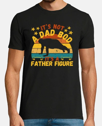 T-shirt non è il corpo di un papà è una figura 
