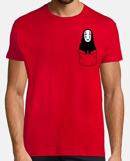 T-shirt non faccia in una pocket t-shirt da uomo