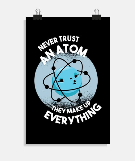Poster non fidarti mai di un progetto scientif