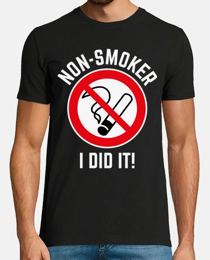 T-shirt non fumatore - l39ho fatto io - 3c - bi