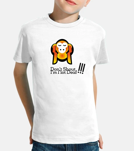 Abbigliamento non gridare not sordo t-shirt n