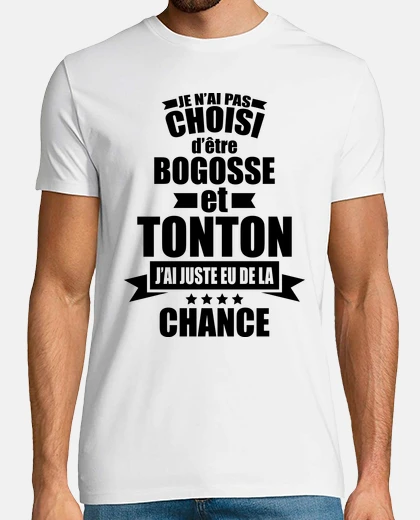 T-shirt Non ho scelto di essere bogosse e zio