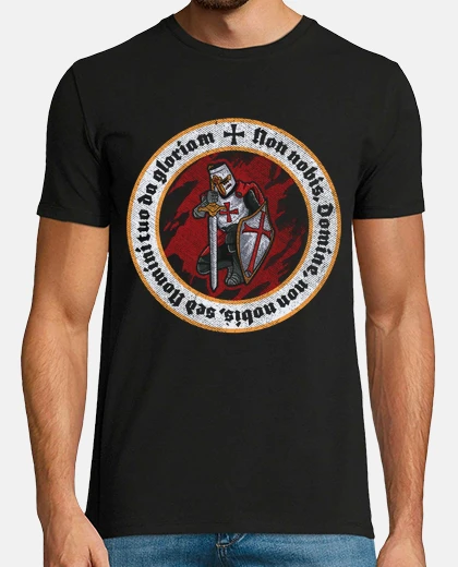 T-shirt non nobis domine cavalieri templari