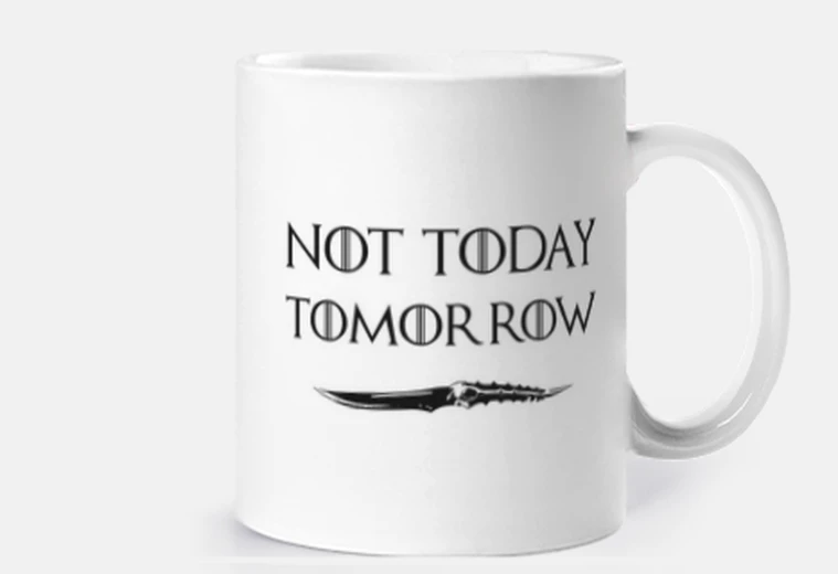 Tazza non oggi ana