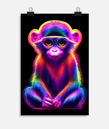 Poster non one monkey