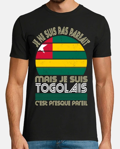 T-shirt non perfetto ma sono togolese