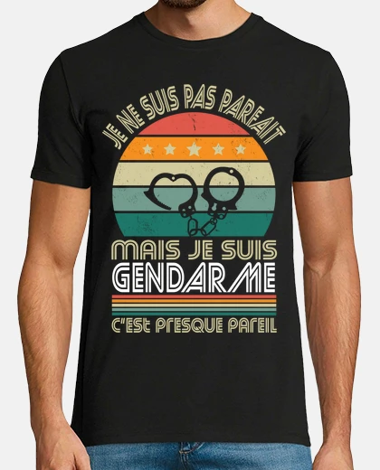 T-shirt non perfetto ma sono un poliziotto