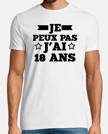 T-shirt Non posso avere 18 anni