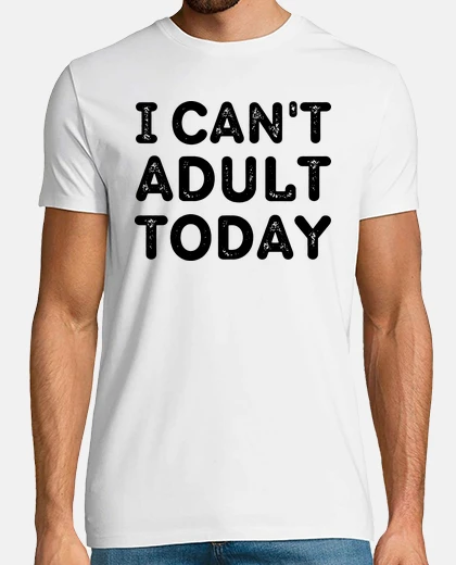 T-shirt Non posso essere maggiorenne oggi